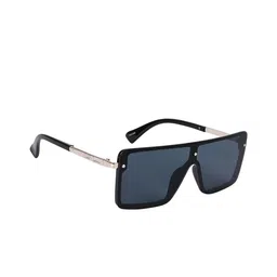 NuVew Unisex Wayfarer Sunglasses with UV Protected Lens ES_15635-32-NW-HD2289-BLK-BKST-WF-picture-14