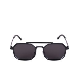 AISLIN Unisex Square Sunglass With UV Protected Lens ES_13400-93-AS-Hexa-BLK-BLK-SQWF image 4