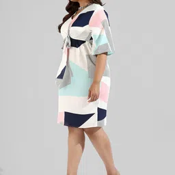 Instafab Plus Plus Size Printed Sheath Dress image 3