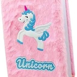 1 Furry Diary for Kids Fur Notebook for Girls Personal Diary for Kids A6 Diary Ruled 120 Pages-image-30