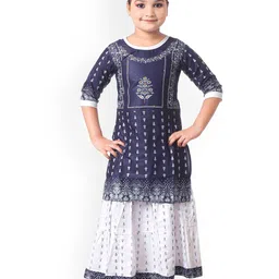 BAESD Girls Floral Printed Regular Kurta with Skirt-picture-29
