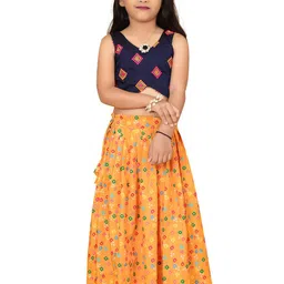 BAESD Girls Geometric Printed Ready to Wear Lehenga Choli-picture-55