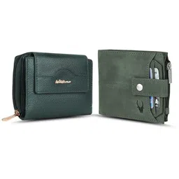WildHorn Unisex Set Of 2 Leather Wallet-image-59