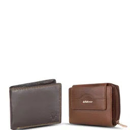 WildHorn Unisex Textured Leather Wallet Combo Gift Set-image-17