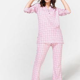 Zeyo Women Printed Night suit-image-85