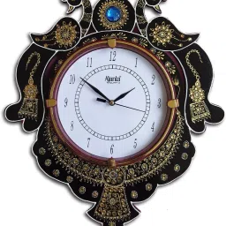 Analog 36 cm X 31 cm Wall Clock-12