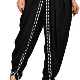 Solid Rayon Women Harem Pants-image-72