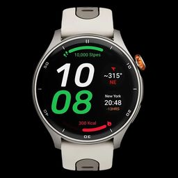 TITAN Celestor Smartwatch with Bluetooth Calling (36mm AMOLED Display, Beige Strap)-4