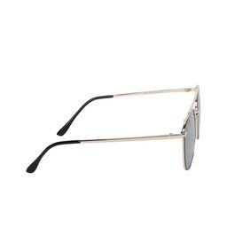 Peter Jones Eyewear Unisex Grey Lens & Gold-Toned Square Sunglasses With UV Protected Lens image 4