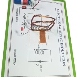 rawat science project Electromagnetic Induction Physics Working Model Educational Electronic Hobby Kit image 3