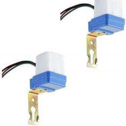ACE-INNOVATIONS 2pc Combo 220 V Auto Day/Night On & Off Photocell LDR Sensor Switch Water Proof Smart Kit-0