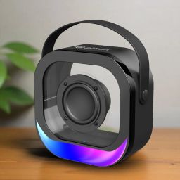 PTron 10W Immersive Sound, 6Hrs Playtime, RGB Lights, Portable 10 W Bluetooth Speaker-10