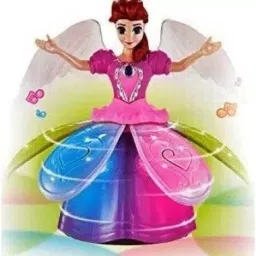 Dancing Doll & Rotating Angel Girl Flashing Lights with Music Gift Toy For Kids-38