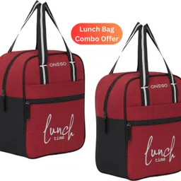 onego Lunch Bags Set of 2 | Insulated, Leak-Proof & Durable Tiffin Bags for Work Waterproof Lunch Bag-picture-39