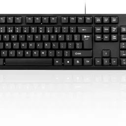 Enter Easy Click Wired USB Standard Desktop Keyboard Compatible with Desktop, Laptop, Mac Easy to Use,Plug and Play,Quick, Comfy Durable body-15