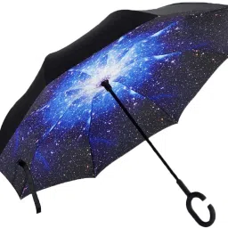 Double Layer Reversible No Drip with C Shape Handle Umbrella-60