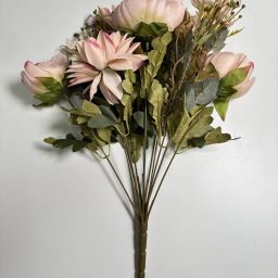 Forever Bloom Decorative Artificial Flower Bunch Red, White, Pink Eucalyptus Artificial Flower-image-96