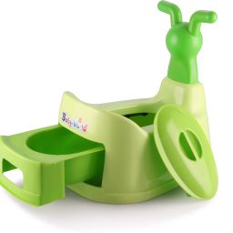 Baby World Potty Seat Cartoon Face with Removable Tray & Closing Lid Potty Seat-image-88