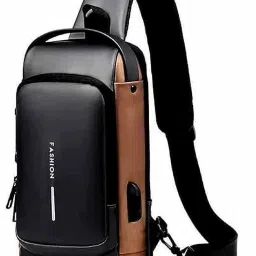 Small 1 L Backpack Anti Theft Waterproof Unisex Sling Bag, USB Charging port Shoulder Backpack-image-95
