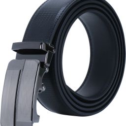 Men Casual, Formal, Party, Evening Black Texas Leatherite Belt-image-2
