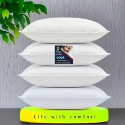 LUXURY Cotton Solid Sleeping Pillow Pack of 4-picture-13