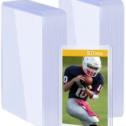 50Pcs Card Sleeves Game Card Holder Trading Card Sleeves Kpop Card Protectors-image-1