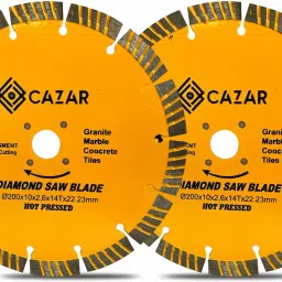Hot Pressed Segmented Diamond Saw Blade For Cutting Granite, Marble, Concrete. 8" Hot pressed Diamond Saw Blade Glass Cutter-12