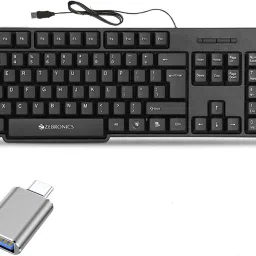 Mophonics Wired K20 Keyboard, C-OTG .(Set of 2). Combo Set-18