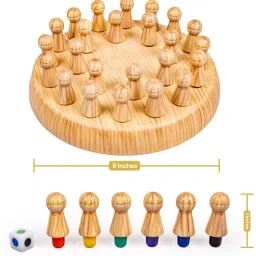 game phactory Colour Trap Strategy & Memory Game for Kids, Memory Matchstick Chess Game image 5