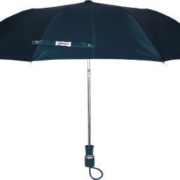 2 Fold Mono Silver Ocean Blue Umbrella-image-3