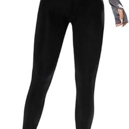 Solid Women Black Tights-image-35