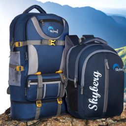 60L Rucksack & 30L Backpack Combo for Travel, Hiking, and Daily Use (Unisex) Rucksack - 60 L-image-105