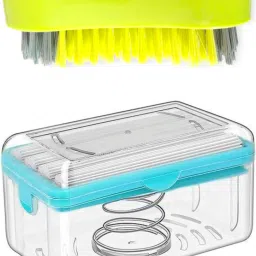 Cloth Washing Brush and Cloth Washing Soap Roller Dispenser Case Plastic Wet and Dry Brush-image-6