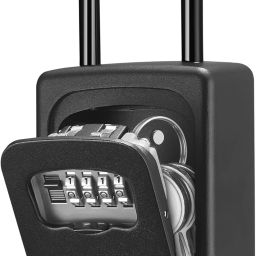 Metal Key Lock Box For House & Outside Realtors Garage Spare Keys, 4 digit Combination Lock-image-48