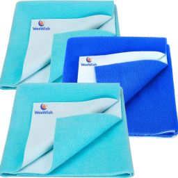 Waterproof, Cotton, Fleece Dry Sheet, Reusable & Washable, (LARGE) - PACK OF 3-image-94