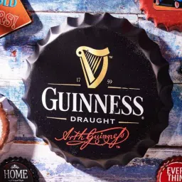 eazywagon Multicolor Metal Guinness Draught Wall Decor-picture-11