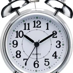 Analog Silver Clock-image-71