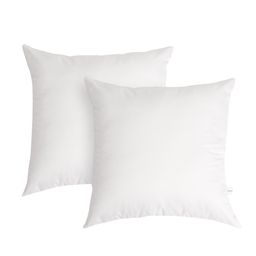 Seevo Set of 2 White Square Cushion Insert image 2