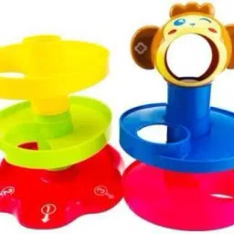 vista kraft Enlightening Roll and Swirl Ball Ramp Drop toy for kids image 4