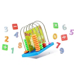 bkdt marketing Abacus 5 Rods - Kids Early Educational Tool for Kid to Learn Maths Tool kit Toys image 2