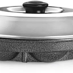 Appam Patra Kitchen Use with Lid 12 Cavity Pan | Gas Safe Cookware | with Lid Paniarakkal with Lid 0.5 L capacity 23 cm diameter-image-56