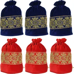 Women Blue, Red Potli-image-65