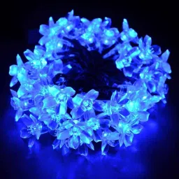 16 LEDs 3 m Blue Steady Flower Rice Lights-image-83