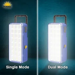 sunaze Rechargeable Mini Emergency Light With 24 High Bright SMD LED 3 hrs Lantern Emergency Light image 2
