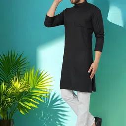 LEMONX Men Regular Kurta with Pyjamas image 5