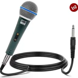 Beta 58A Unidirectional Auxiliary Dynamic Vocal Microphone Karaoke Speaker Mic Microphone-image-79
