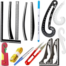 Fashion Designing Scale Kit Pattern Making Ruler Kit Sewing Kit-1
