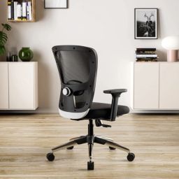 m.g enterprises MG JASS MODEL LUMBAR SUPPORT OFFICE ROLLING CHAIR Mesh, Fabric, Polyester Office Adjustable Arm Chair-picture-21