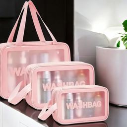 parisal Women Pink Cosmetic Bag-picture-14