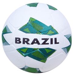 BRAZIL WHITE MOULDED BALL Football - Size: 5-image-20